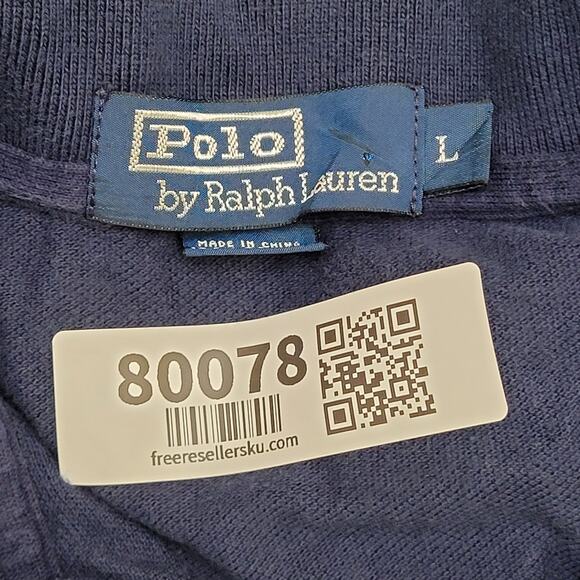 Ralph-Lauren Spider AOP Polo Shirt Large 23x28 Baggy - Picture 4 of 13